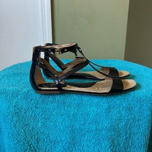 Michael Kors Gladiator Elegant Black Strappy Sandals
